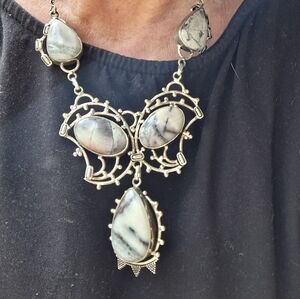 New Jasper Silver Necklace.